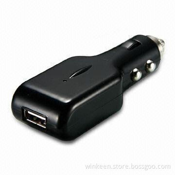 Car Charger with 5V, 1A Output Designed for Smart Cell Phones and Other Digital Devices